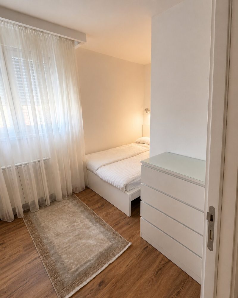 Soba svedena na mir – spremna za odmor od prvog dana.